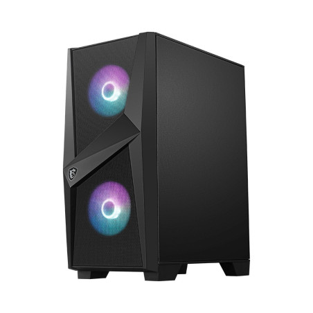 MSI MAG FORGE 100R/Midi Tower/Transpar./Čierna
