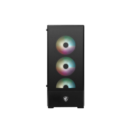 MSI MAG FORGE 112R/Midi Tower/Transpar./Čierna