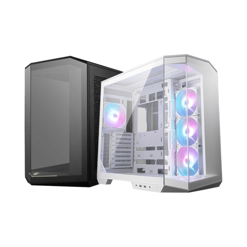 MSI MAG PANO 100R PZ/Midi Tower/Transpar./Čierna