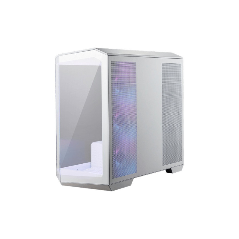 MSI MAG PANO M100R PZ/Micro ATX/Transpar./Biela