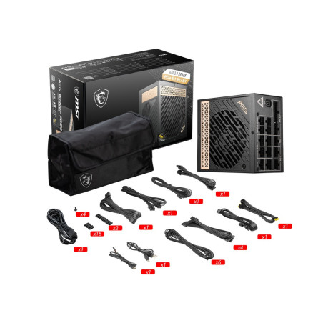 MSI zdroj MEG Ai1300P PCIE5 1300W 80PLUS PLATINUM