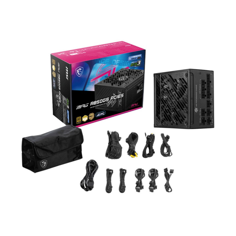 MSI zdroj MPG A850GS PCIE5 850W 80PLUS GOLD m