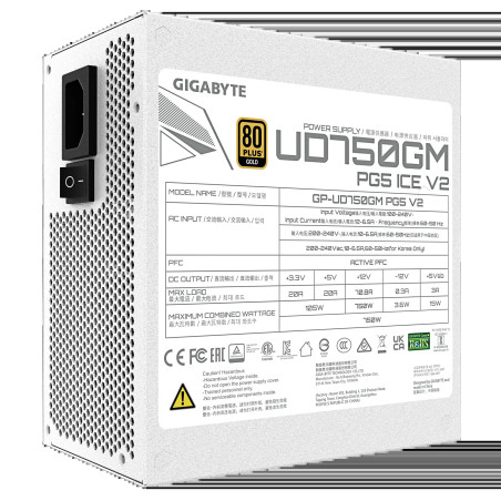 GIGABYTE zdroj 750W 80PLUS Gold Modular PG5 ICE