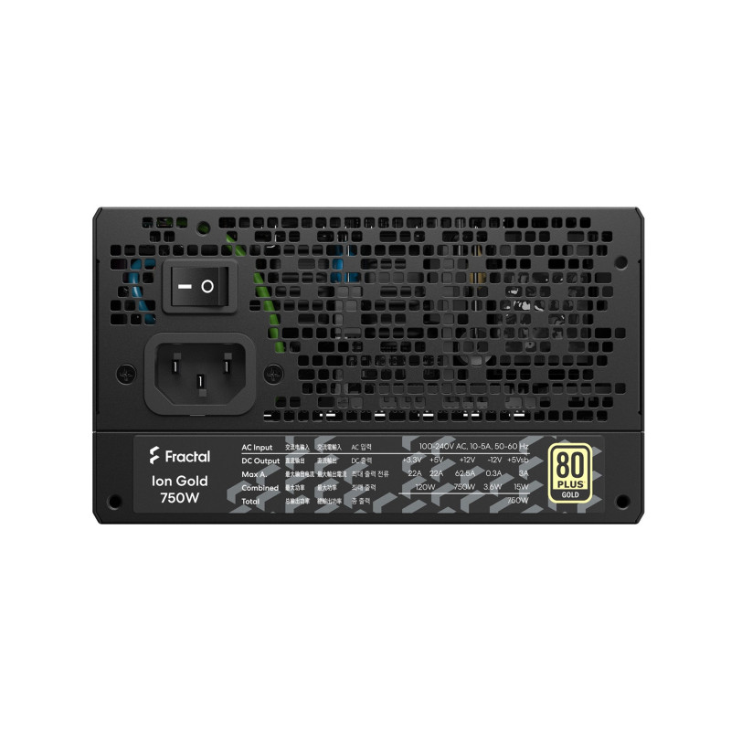 Fractal Ion 3/750W/ATX 3.1/80PLUS Gold/Modular/Retail