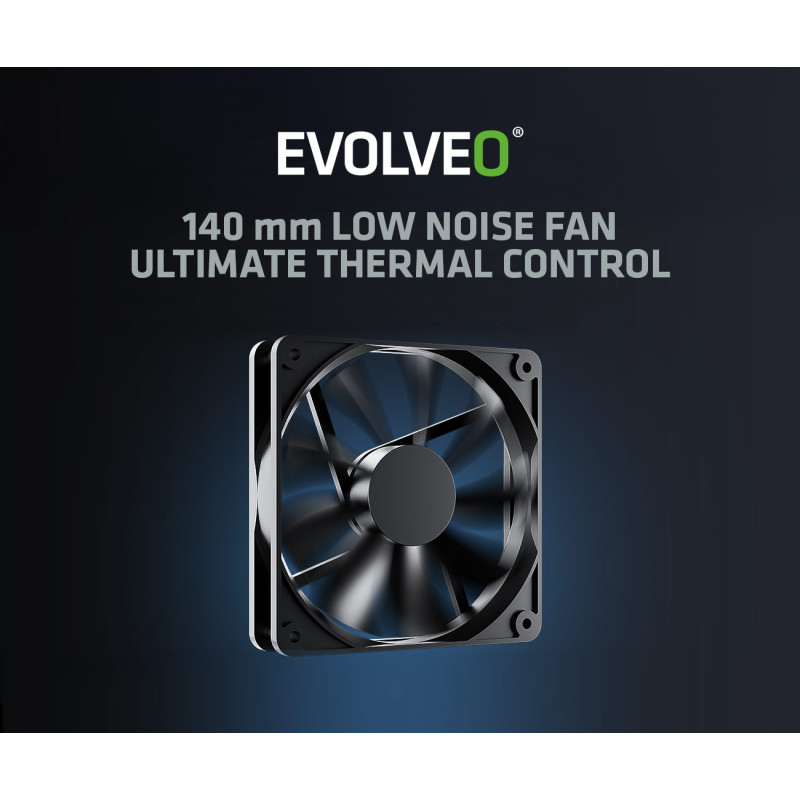 EVOLVEO G650, zdroj 650W, ATX3.1, 14cm, aPFC, 80 + GOLD, 3YRW
