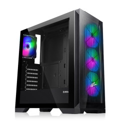 EVOLVEO Ptero Q2G, ATX/4x ARGB 120/sklo čelo+bok