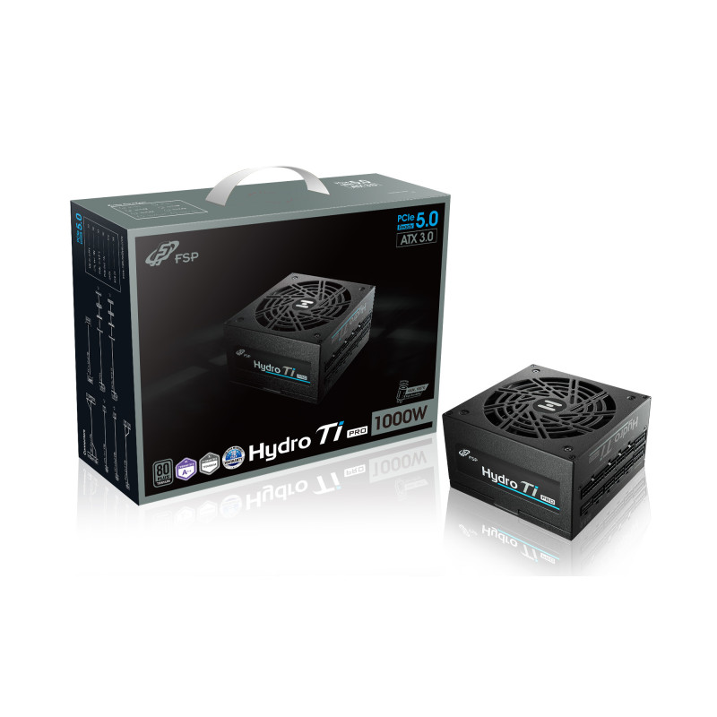 FSP HYDRO Ti PRO/1000W/ATX 3.1/80PLUS Titanium/Modular/Retail