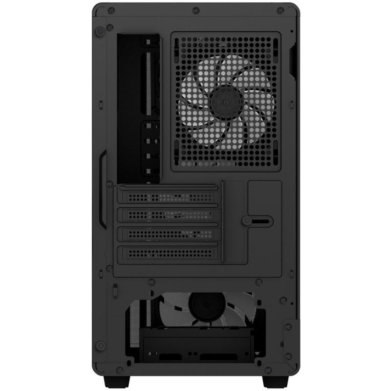 EVOLVEO Panthera, mATX/6x ARGB 120/drevo+sklo