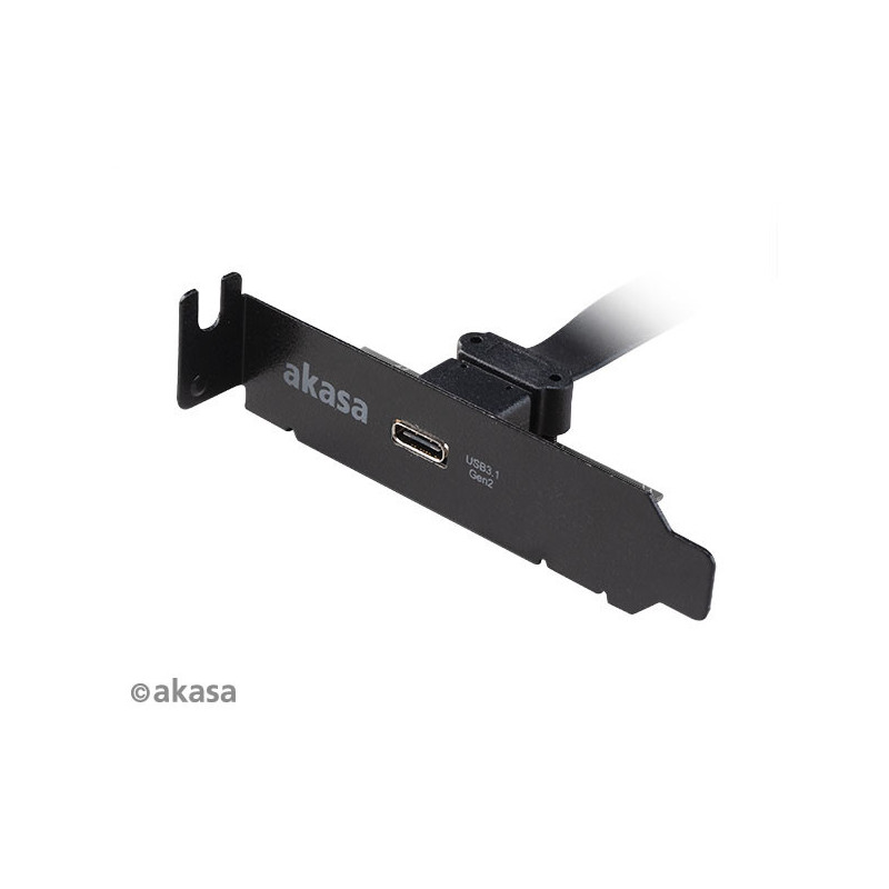 AKASA - USB 3.1 gen 2 Typ C PCI záslepka low profile
