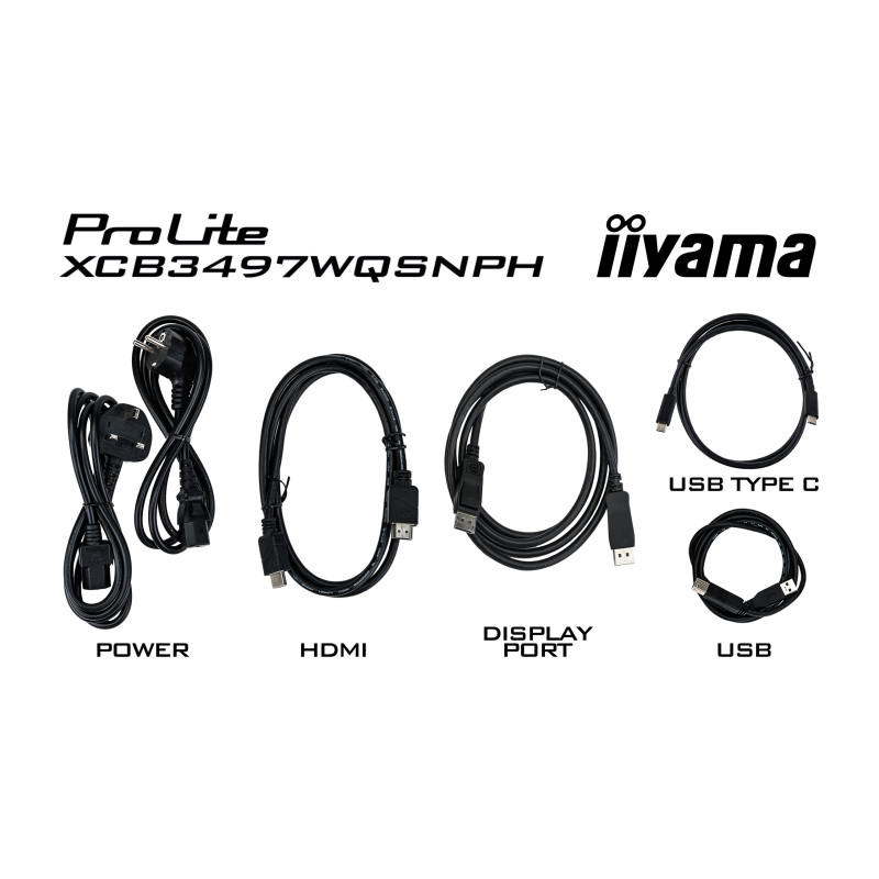 iiyama ProLite/XCB3497WQSNPH-B1/34"/VA/wQHD/120Hz/0,4ms/Black/3R