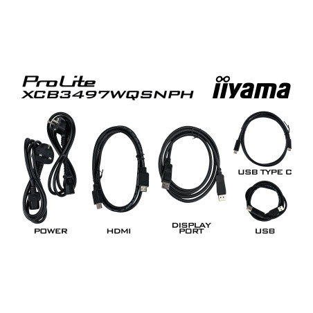 iiyama ProLite/XCB3497WQSNPH-B1/34"/VA/wQHD/120Hz/0,4ms/Black/3R