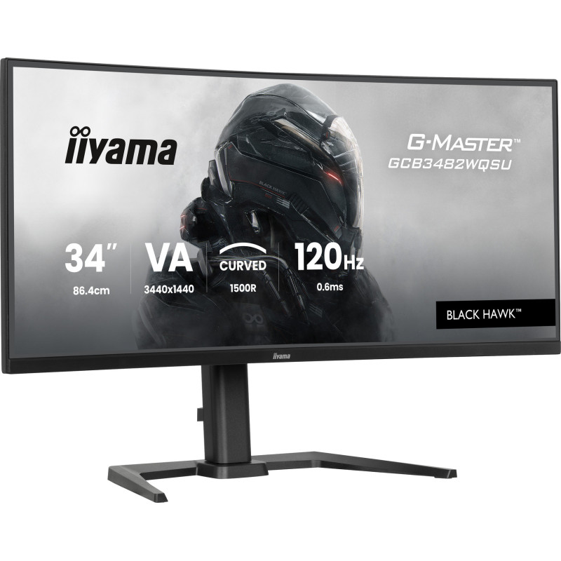 iiyama G-Master/GCB3482WQSU-B1/34"/VA/wQHD/120Hz/0,6ms/Black/3R