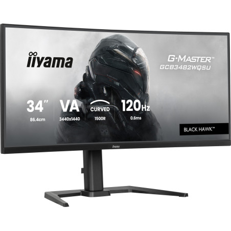 iiyama G-Master/GCB3482WQSU-B1/34"/VA/wQHD/120Hz/0,6ms/Black/3R