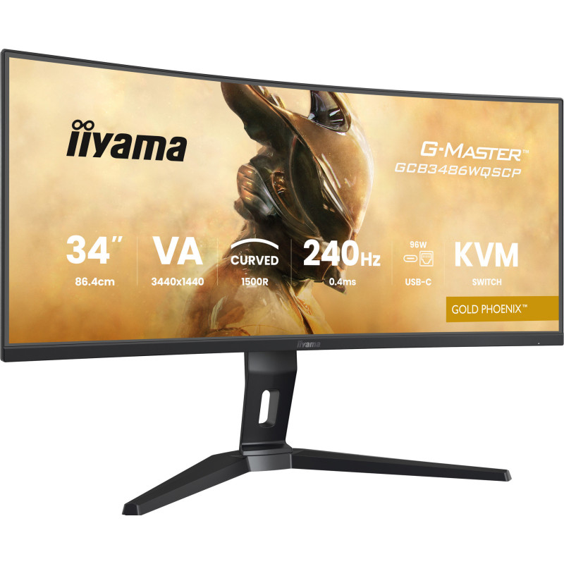 iiyama G-Master/GCB3486WQSCP-B1/34"/VA/wQHD/240Hz/0,4ms/Black/3R