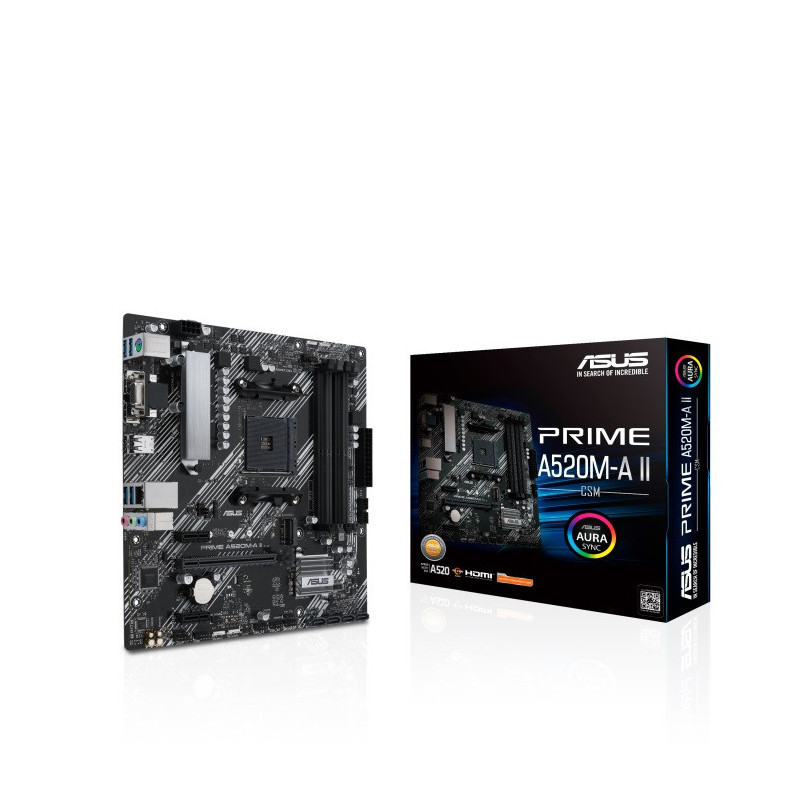 ASUS PRIME A520M-A II/CSM/AM4/mATX