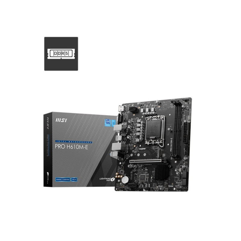 MSI PRO H610M-E/LGA 1700/mATX