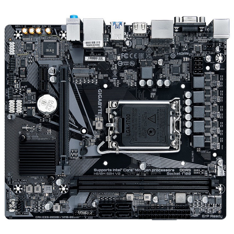 GIGABYTE H610 S2H V2/LGA 1700/mATX