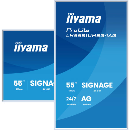 55" iiyama LH5581UHSG-1AG:VA,4K UHD,frame