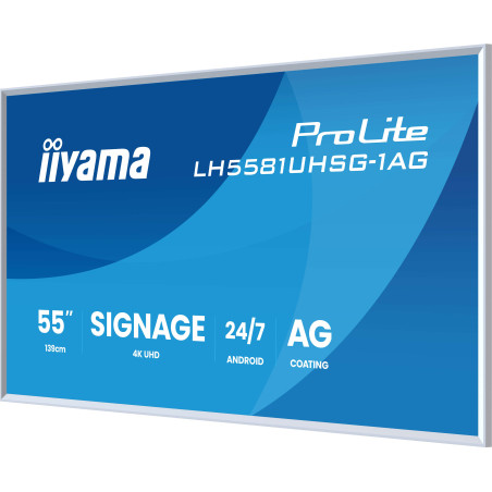 55" iiyama LH5581UHSG-1AG:VA,4K UHD,frame