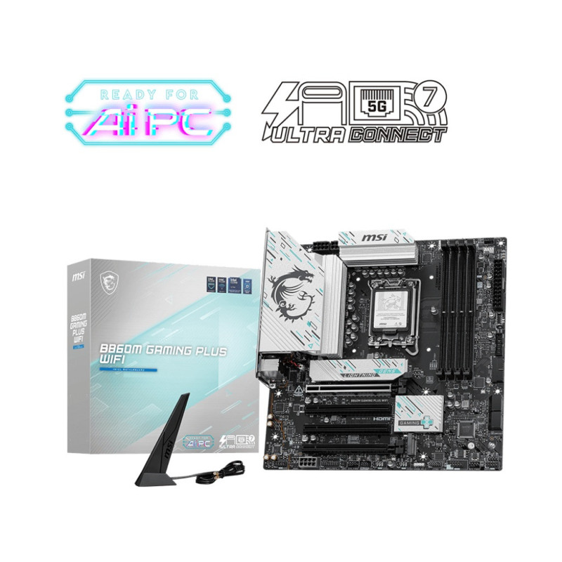 MSI B860 GAMING PLUS WIFI/LGA 1851/mATX