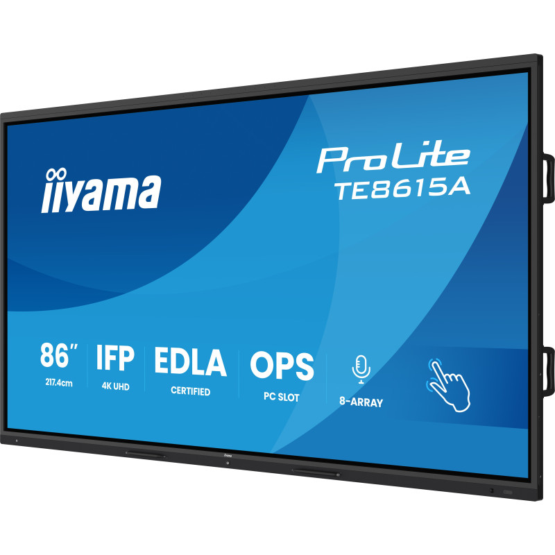86" iiyama TE8615A-B1AG: IPS, 4K, EDLÁ, NFC