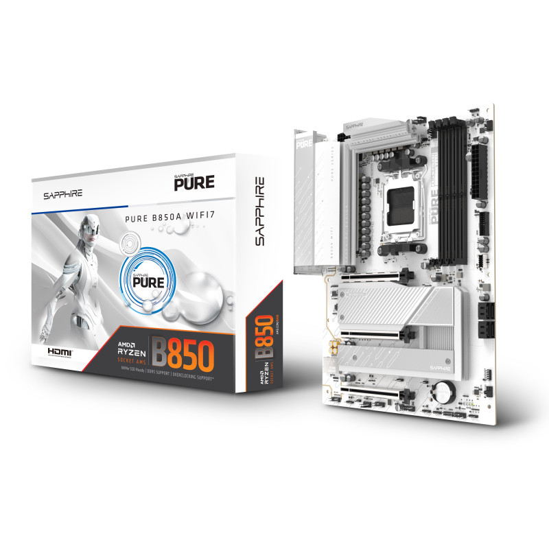 SAPPHIRE PURE B850 WIFI 7/AM5/ATX