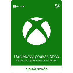 ESD XBOX - Darčeková karta Xbox 5 EUR