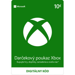 ESD XBOX - Darčeková karta Xbox 10 EUR