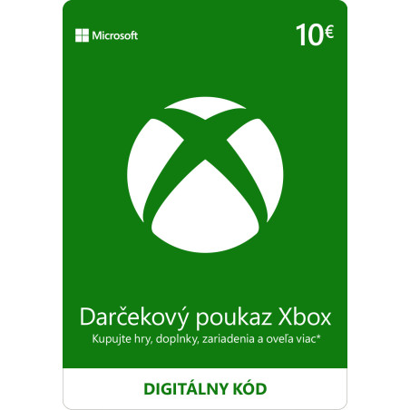 ESD XBOX - Darčeková karta Xbox 10 EUR