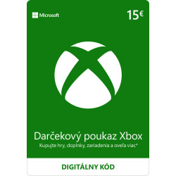 ESD XBOX - Darčeková karta Xbox 15 EUR