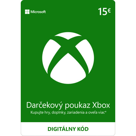 ESD XBOX - Darčeková karta Xbox 15 EUR