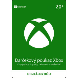 ESD XBOX - Darčeková karta Xbox 20 EUR