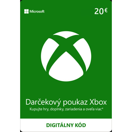 ESD XBOX - Darčeková karta Xbox 20 EUR