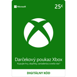 ESD XBOX - Darčeková karta Xbox 25 EUR