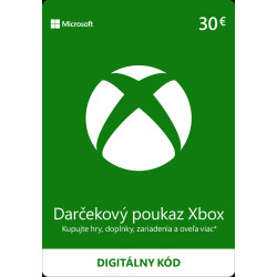ESD XBOX - Darčeková karta Xbox 30 EUR