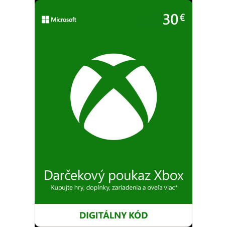 ESD XBOX - Darčeková karta Xbox 30 EUR
