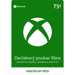 ESD XBOX - Darčeková karta Xbox 75 EUR