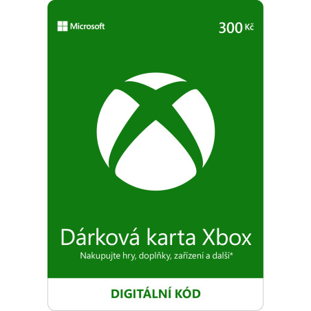 ESD XBOX - Darčeková karta Xbox 300 Kč
