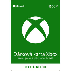ESD XBOX - Darčeková karta Xbox 1500 Kč