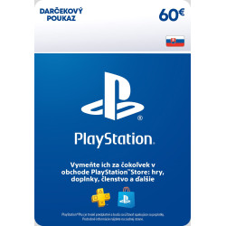ESD SK - PS Store el. peňaženka - 60 EUR