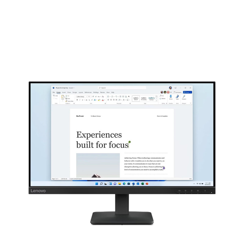 Lenovo/L24-4e/23,8"/IPS/1980x1080/100Hz/4ms/Čierna/3R