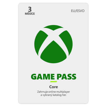 ESD XBOX - Game Pass Core - predplatné na 3 mesiace (EuroZone)