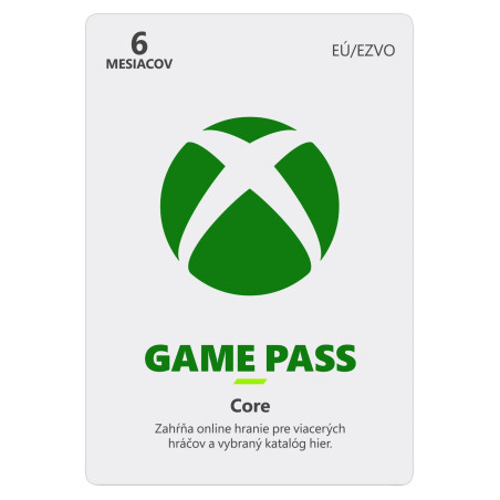 ESD XBOX - Game Pass Core - predplatné na 6 mesiacov (EuroZone)