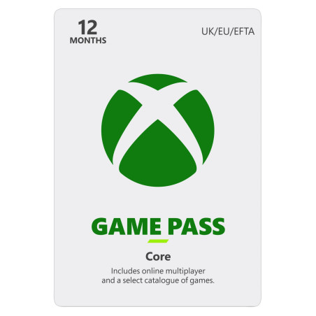 ESD XBOX - Game Pass Core - predplatné na 12 mesiacov (EuroZone)