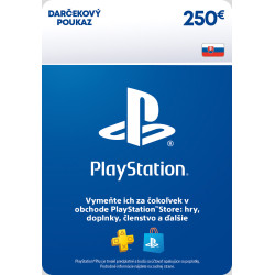 ESD SK - PS Store el. peňaženka - 250 EUR