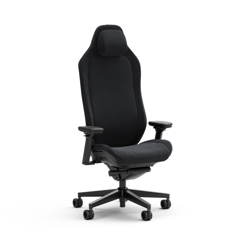 Fractal Design stolička Refine Alcantara Dark