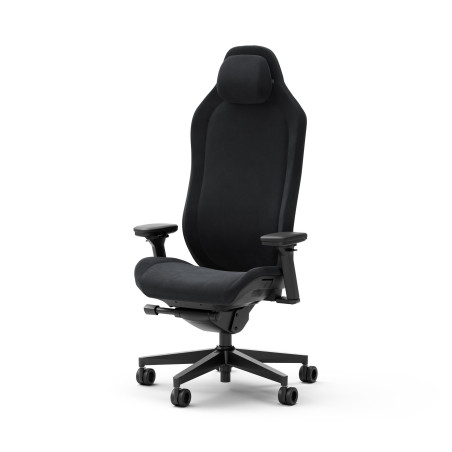Fractal Design stolička Refine Alcantara Dark