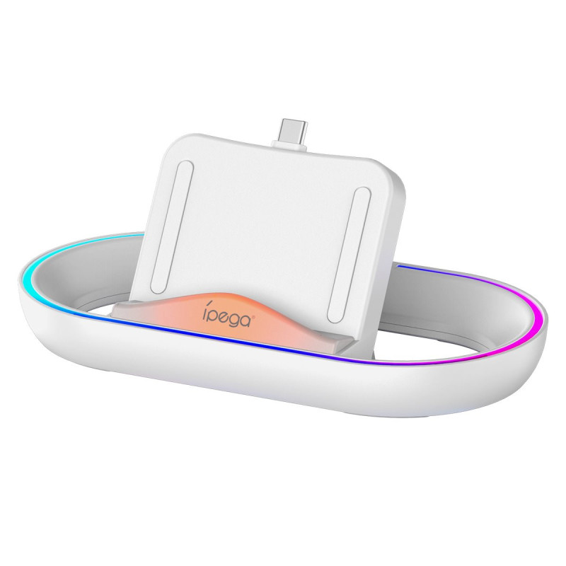 iPega P5P02 Charger Dock s RGB pre Playstation Portal Remote Player White