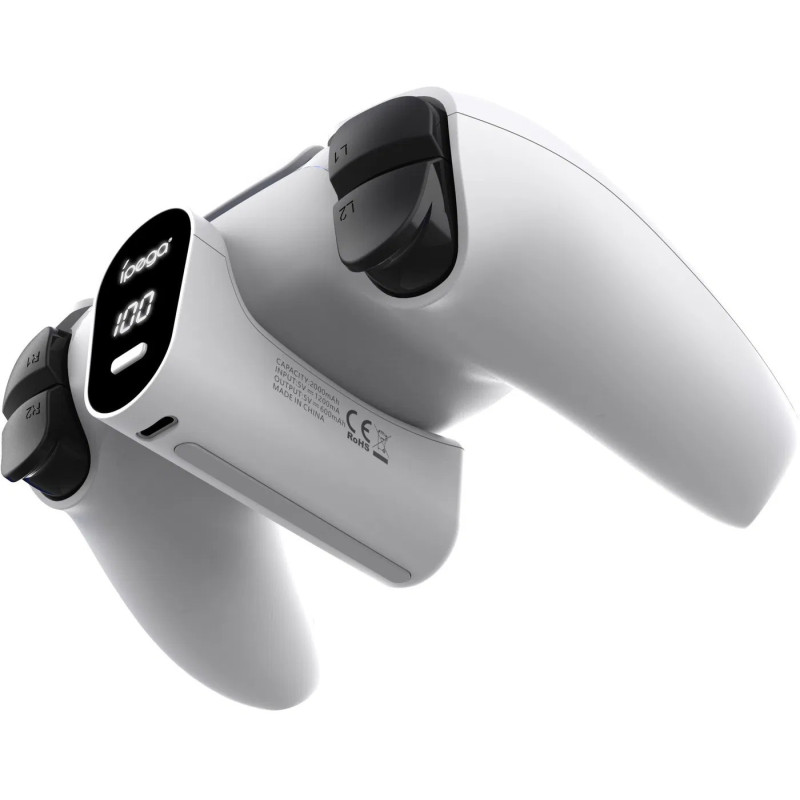 iPega P5042 Prenosná Dobíjacia Batéria pre PS5 Ovládač White