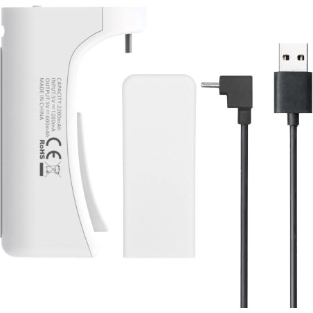iPega P5042 Prenosná Dobíjacia Batéria pre PS5 Ovládač White